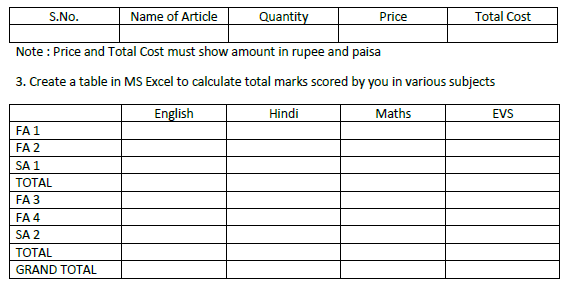 CBSE Class 4 Excel Spreadsheet_12