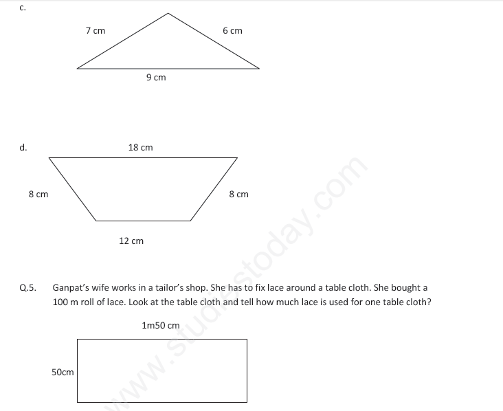 CBSE Class 4 Mathematics Practice Assignment Set C