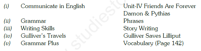 CBSE Class 6 English Collection of Assignments for 2014 (1)