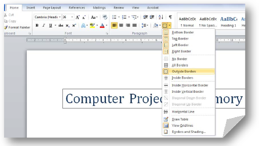 CBSE Class 6 Word Processing MS Word_9