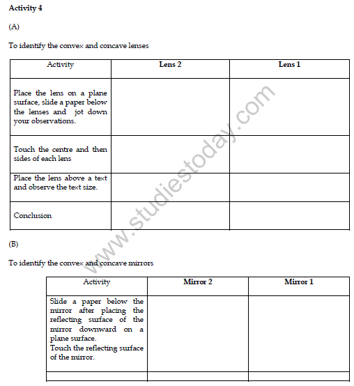 Class 7 Light Important Questions for exams