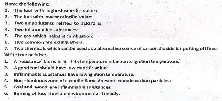 CBSE Class 8 Science - Combustion and Fuels (3)