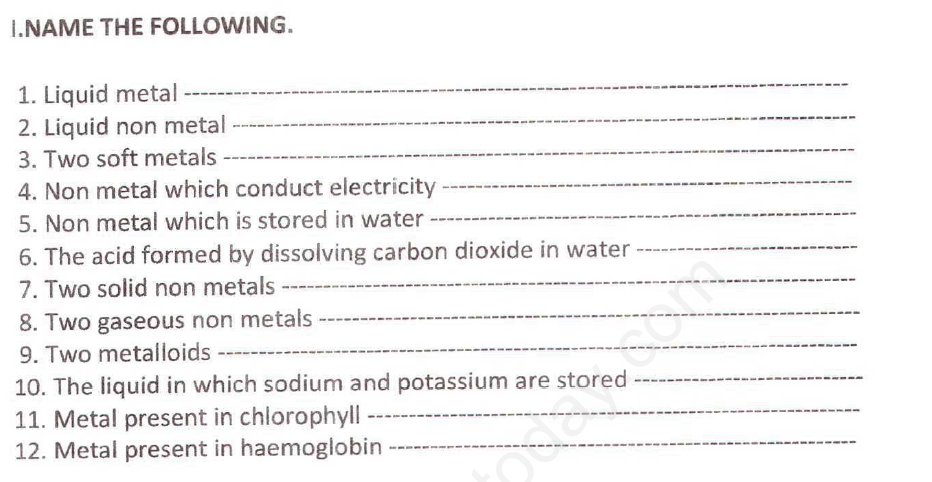 CBSE Class 8 Science - Materials Metals And Non-Metals (2)