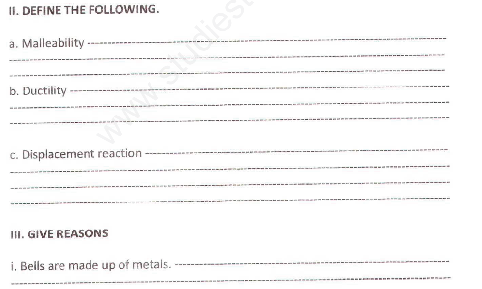 CBSE Class 8 Science - Materials Metals And Non-Metals (2)