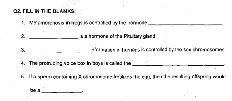 CBSE Class 8 Science - Reaching the age of Adolescence (1)