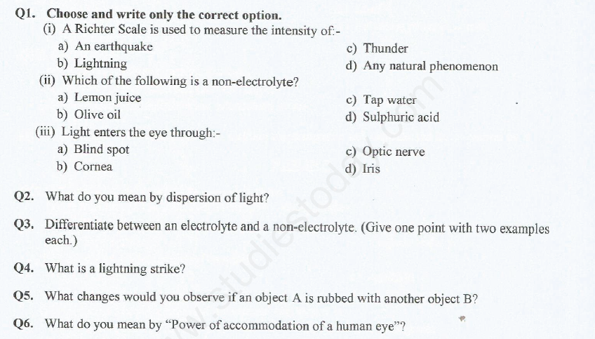 CBSE Class 8 Science - Revision (5)