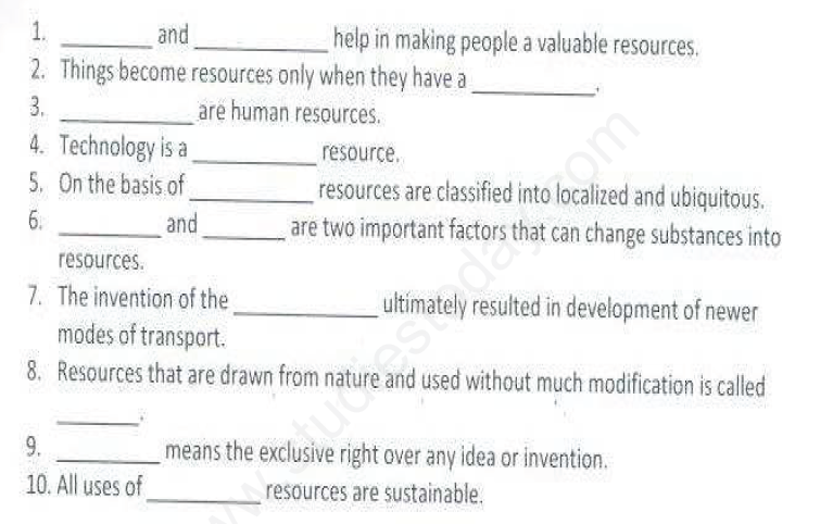 CBSE Class 8 Social Science Assignment (15)