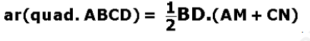 CBSE Class 9 Areas of Parallelograms and Triangles Assignment 1