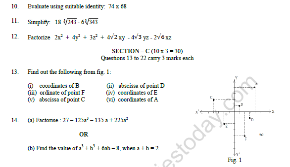 CBSE Class 9 Mathematics Sample Paper Set L 2