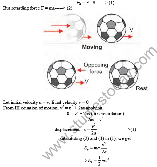 CBSE Class 9 Science Work and energy Notes