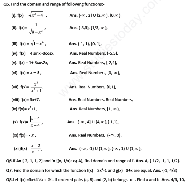 CBSE Class 11 Mathematics Three Dimensional Geometry Assignment Set A