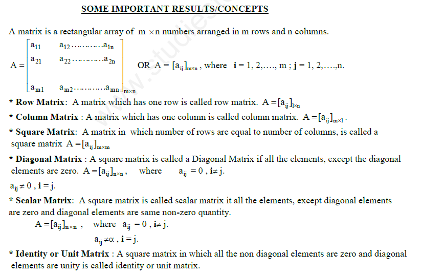 CBSE Class XII Mathematics - Matrices & Determinants Assignment 2