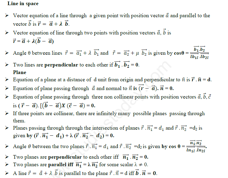 CBSE Class XII Mathematics - Three Dimensional Geometry Assignment 4