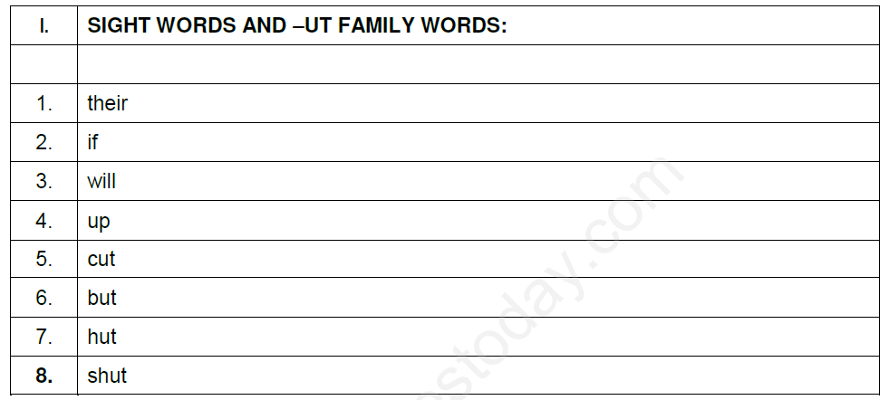 CBSE-Class-1-English-Revision-Assignment-Set-E