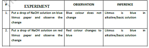 CBSE Class 10 Chemical Study Chemical Properties of HCl Acid And NaoH Worksheet Set B 2
