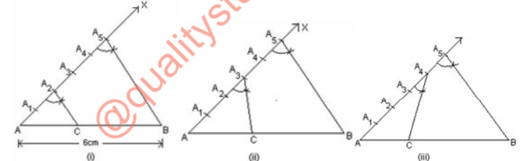 CBSE Class 10 Mathematics Constructions MCQs Set A