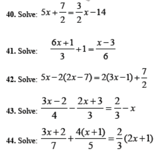 CBSE Class 9 Linear Equations in Two Variables Sure Shot Questions
