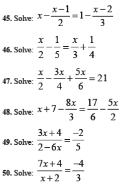 CBSE Class 9 Linear Equations in Two Variables Sure Shot Questions