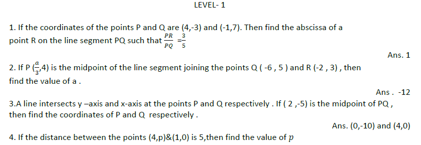 Coordinate Geometry Assignment 13