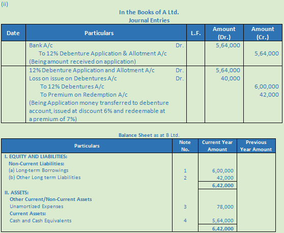 DK Goel Solutions Class 12 Accountancy Chapter 8 Company Accounts Issue of Debentures-85