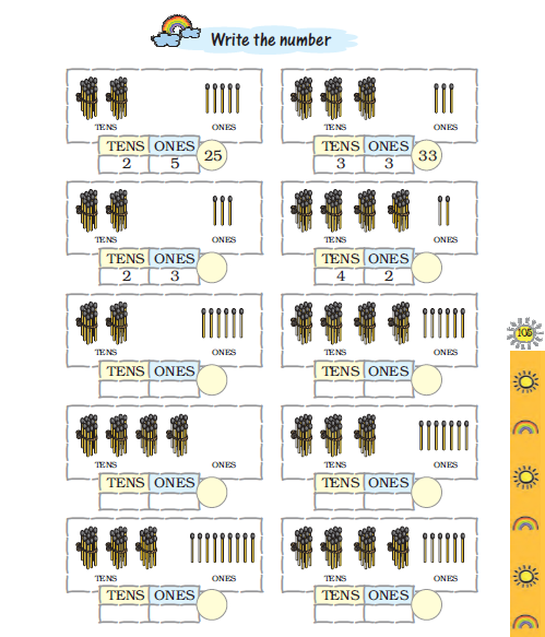 NCERT Class 1 Maths - Numbers from Twenty-one to Fifty