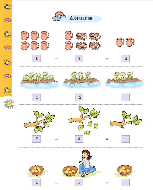 NCERT Class 1 Maths - Subtraction