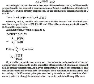 NCERT Class 11 Chemistry Lab Manual Chemical Equilibrium Ionic Equilibrium