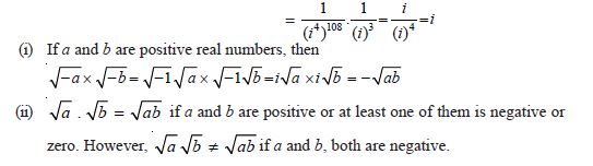 NCERT Class 11 Maths Complex Numbers And Quadratic Equations Questions