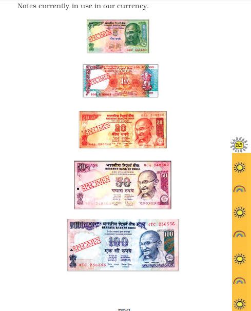 NCERT Class 1 Maths - Money