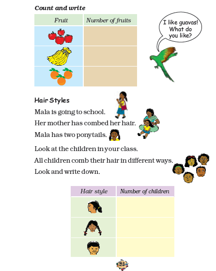 NCERT Class 2 Maths - How Many Ponytails