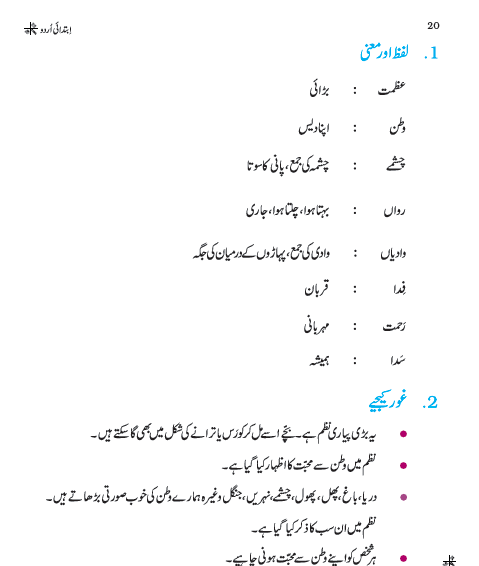 NCERT Class 3 Urdu Chapter 4