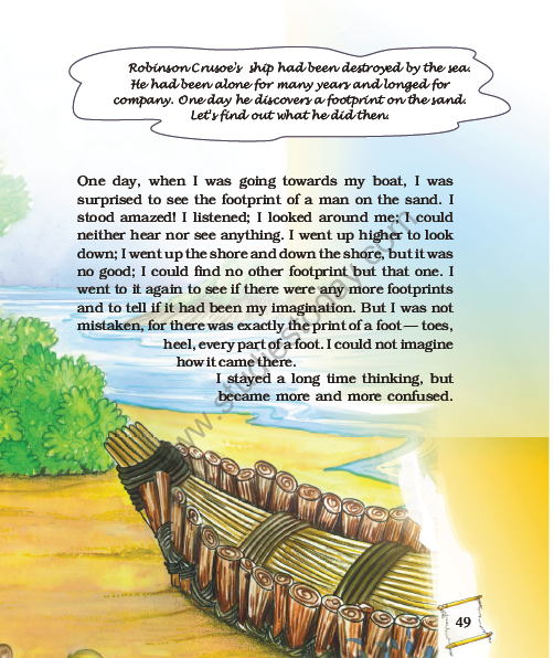 NCERT Class 5 English Robinson Crusoe