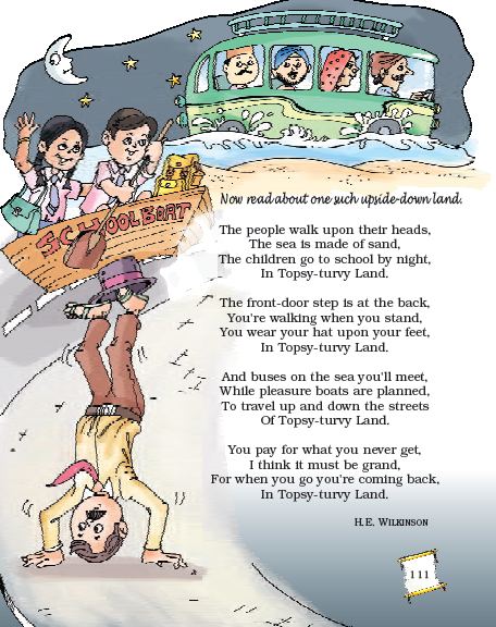 NCERT Class 5 English Topsy Turvy Land