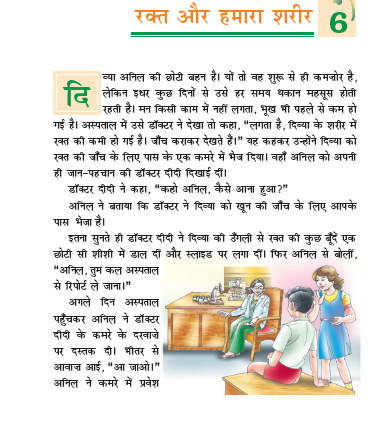 NCERT Class 7 Hindi Vasant Chapter 6 Rakt aur hamara shareer