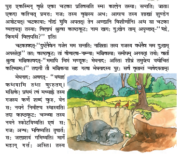 NCERT Class 7 Sanskrit Ruchira Chapter 11 Samvyo hi Durjya