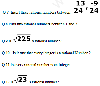 Number System Assignment 7