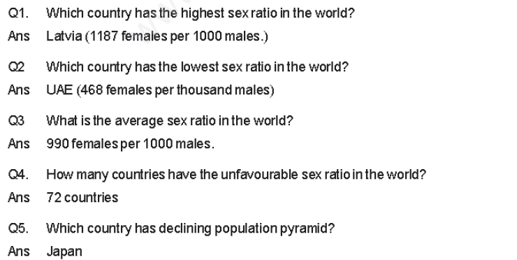 Population composition