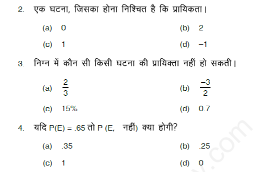 Probability Assignment 10