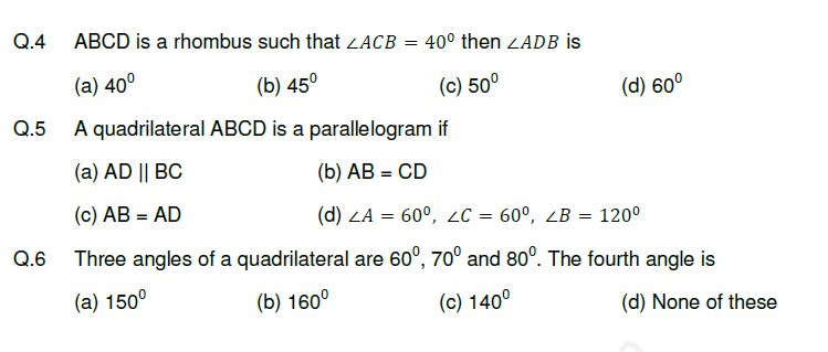 Quadrilaterals