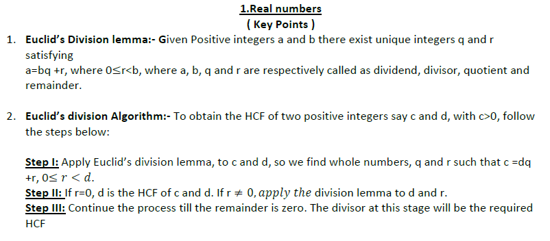 Real Numbers Assignment 5