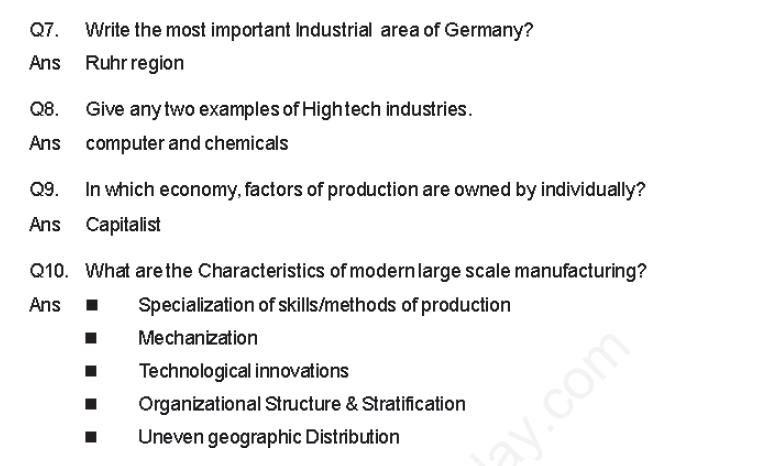 Secondary Activities