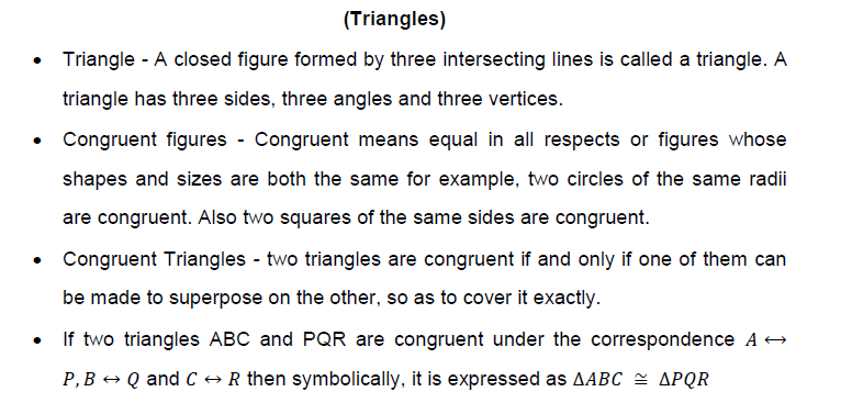 Triangles