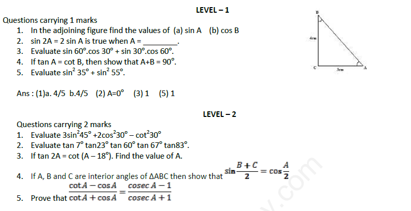 Trigonometry Assignment 21