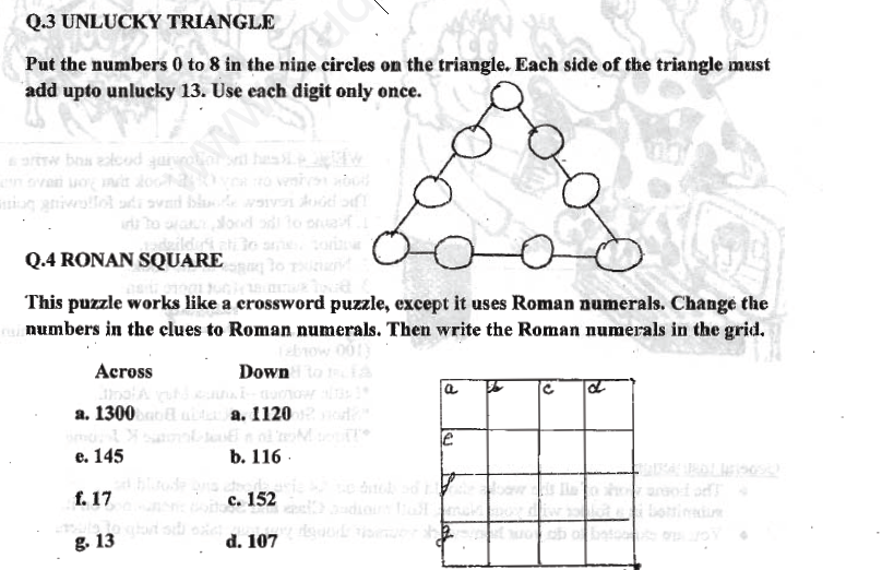 class VI Mathematics