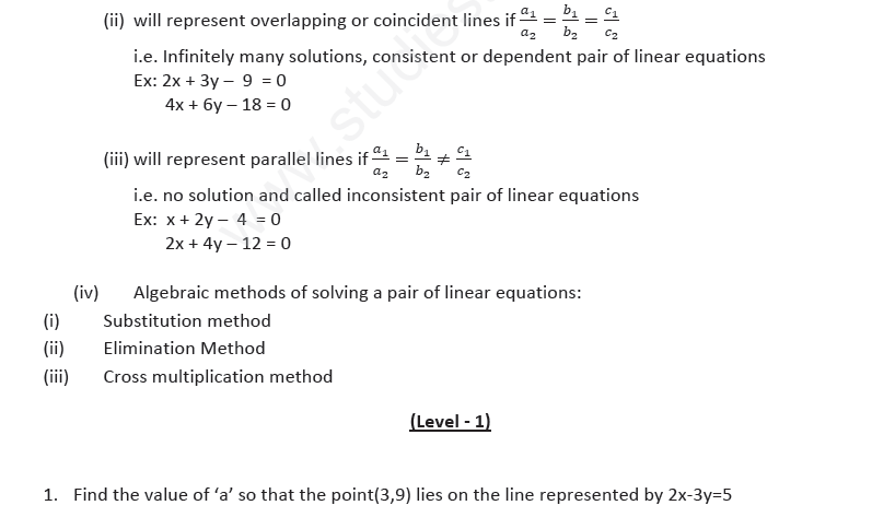 pair of linear equations