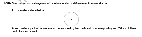 CBSE Class 10 Mathematics Area Related To Circle Worksheet Set D 2