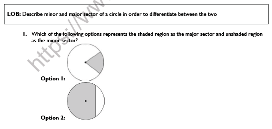 CBSE Class 10 Mathematics Area Related To Circle Worksheet Set D 4