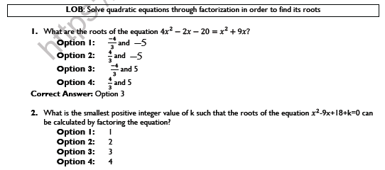 CBSE Class 10 Mathematics Quadratic Equations Worksheet Set D 2