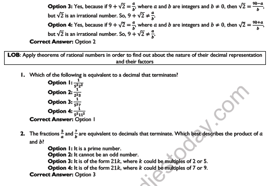 CBSE Class 10 Mathematics Real Numbers Worksheet Set D 5