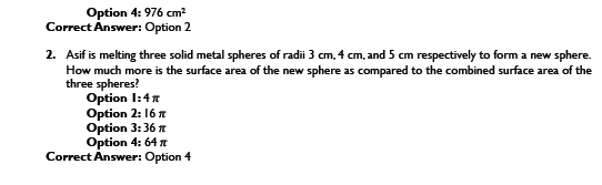 CBSE Class 10 Mathematics Surface Areas And Volumes Worksheet Set E 5